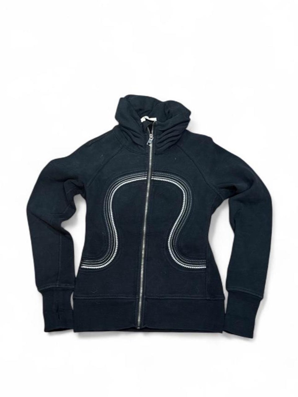 Lululemon Special Edition Scuba Mockneck Black Zip Up